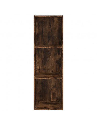 Libreria/Mobile TV Rovere Fumo 36x30x114cm in Legno Multistrato