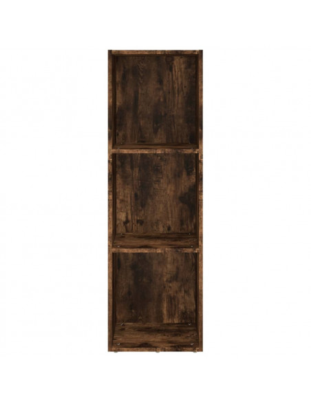 Libreria/Mobile TV Rovere Fumo 36x30x114cm in Legno Multistrato