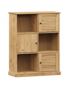 Libreria VIGO 90x35x114,5 cm in Legno Massello di Pino 2