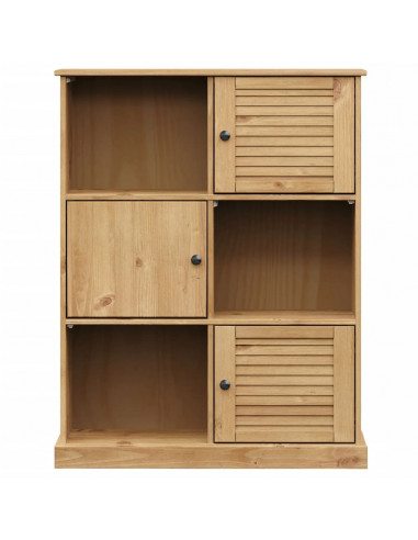 Libreria VIGO 90x35x114,5 cm in Legno Massello di Pino