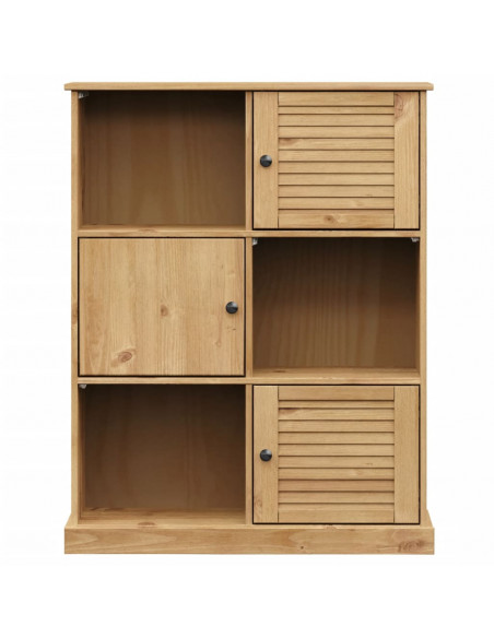 Libreria VIGO 90x35x114,5 cm in Legno Massello di Pino