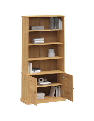 Libreria VIGO 85x35x170 cm in Legno Massello di Pino