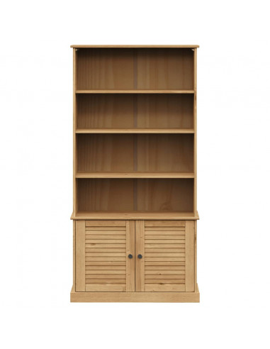 Libreria VIGO 85x35x170 cm in Legno Massello di Pino