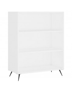 Libreria Bianca 69,5x32,5x90 cm in Legno Multistrato 2