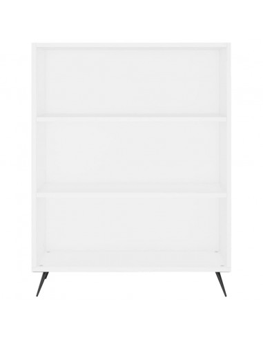 Libreria Bianca 69,5x32,5x90 cm in Legno Multistrato