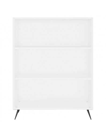 Libreria Bianca 69,5x32,5x90 cm in Legno Multistrato