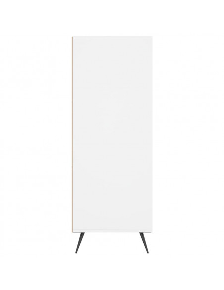 Libreria Bianca 69,5x32,5x90 cm in Legno Multistrato