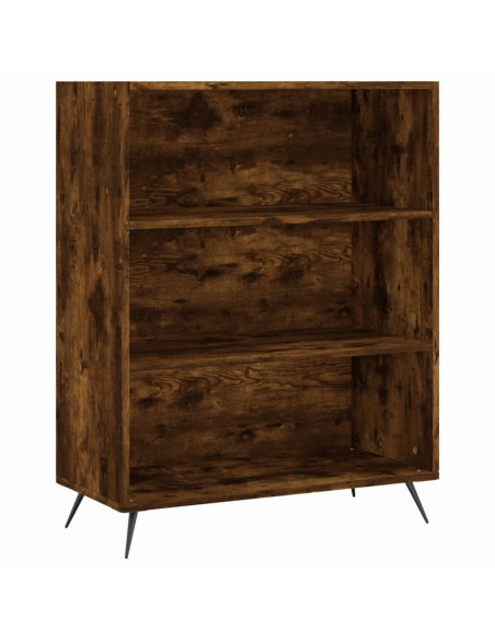 Libreria Rovere Fumo 69,5x32,5x90 cm in Legno Multistrato