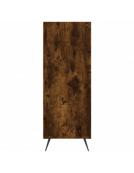 Libreria Rovere Fumo 69,5x32,5x90 cm in Legno Multistrato