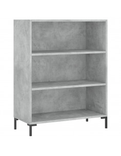 Libreria Grigio Cemento 69,5x32,5x90 cm in Legno Multistrato 2