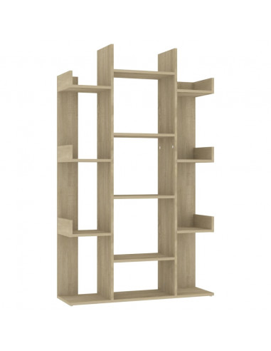 Libreria Rovere Sonoma 86x25,5x140 cm in Truciolato