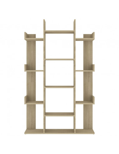 Libreria Rovere Sonoma 86x25,5x140 cm in Truciolato