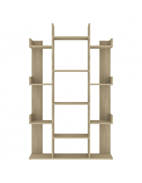 Libreria Rovere Sonoma 86x25,5x140 cm in Truciolato