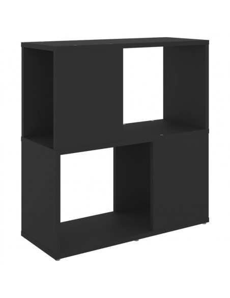 Libreria Nera 60x24x63 cm in Truciolato
