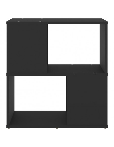 Libreria Nera 60x24x63 cm in Truciolato