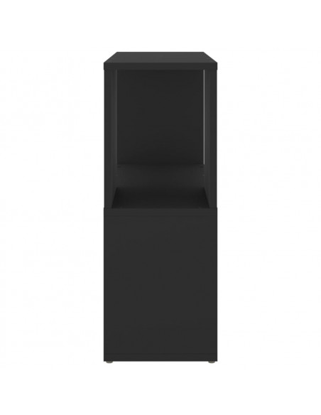 Libreria Nera 60x24x63 cm in Truciolato