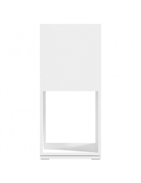 Armadietto Girevole Bianco 34,5x34,5x75,5 cm in Truciolato