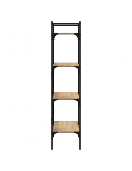 Libreria Rovere Sonoma 4 Ripiani 56x31,5x138,5 cm Multistrato