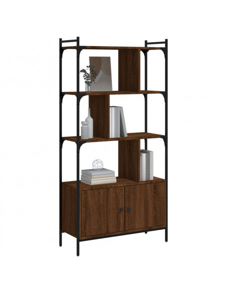 Libreria Ante Rovere Marrone 76,5x30x154,5 cm Legno Multistrato