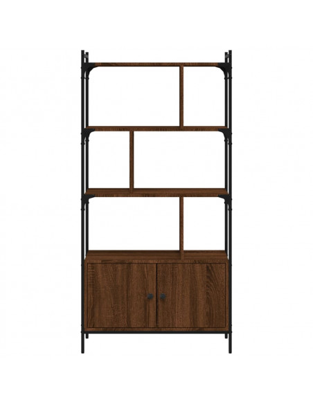 Libreria Ante Rovere Marrone 76,5x30x154,5 cm Legno Multistrato