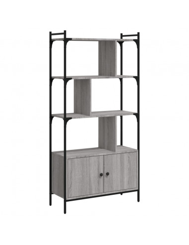 Libreria Ante Grigio Sonoma 76,5x30x154,5 cm Legno Multistrato
