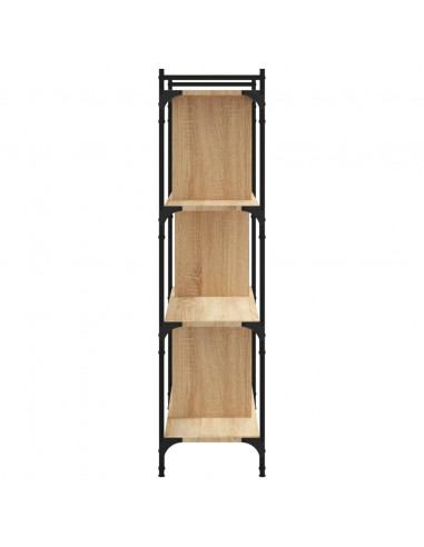 Libreria Rovere Sonoma 4 Ripiani 76x32x123 cm Legno Multistrato