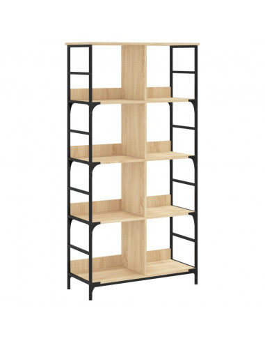 Libreria Rovere Sonoma 78,5x33x153 cm in Legno Multistrato