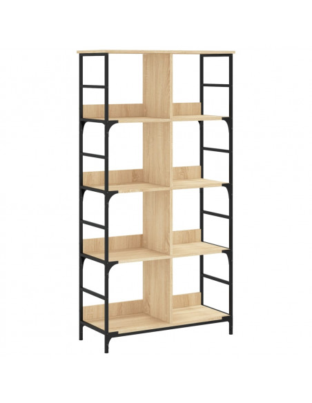 Libreria Rovere Sonoma 78,5x33x153 cm in Legno Multistrato