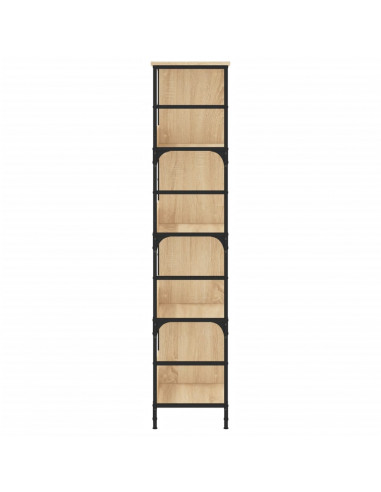 Libreria Rovere Sonoma 78,5x33x153 cm in Legno Multistrato