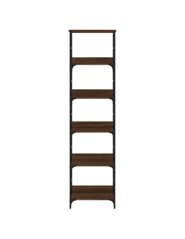 Libreria Rovere Marrone 50x33x188,5 cm in Legno Multistrato