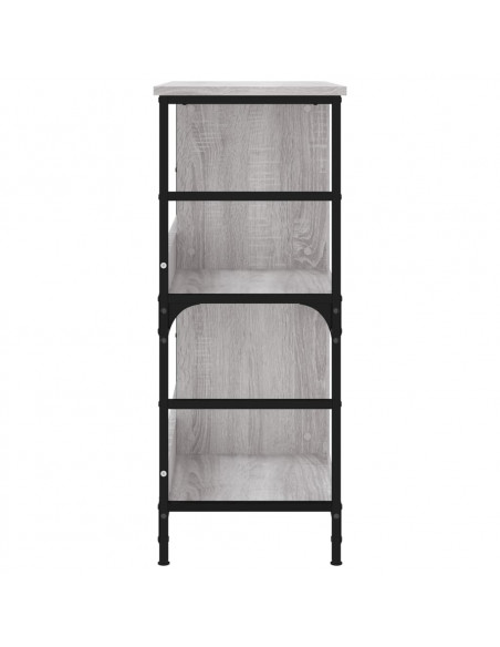 Libreria Grigio Sonoma 78,5x33x82 cm in Legno Multistrato