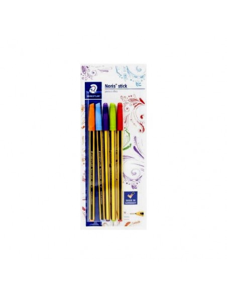 Penne a sfera Staedtler 434 SBK5P2 NORIS Stick