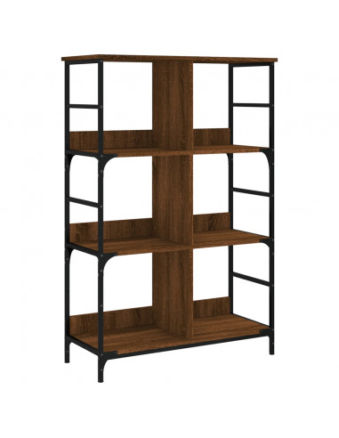 Libreria Rovere Marrone 78,5x33x117,5 cm in Legno Multistrato
