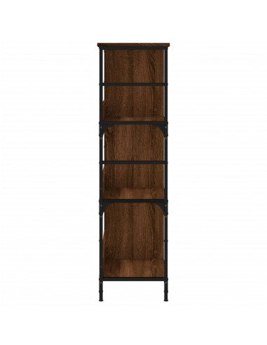 Libreria Rovere Marrone 78,5x33x117,5 cm in Legno Multistrato
