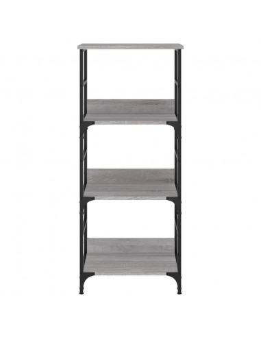 Libreria Grigio Sonoma 50x33x117,5 cm in Legno Multistrato