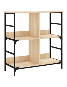 Libreria Rovere Sonoma 78,5x33x82 cm in Legno Multistrato 2