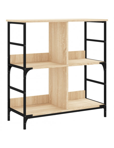 Libreria Rovere Sonoma 78,5x33x82 cm in Legno Multistrato