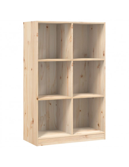 Libreria 70x33x110 cm in Legno Massello di Pino