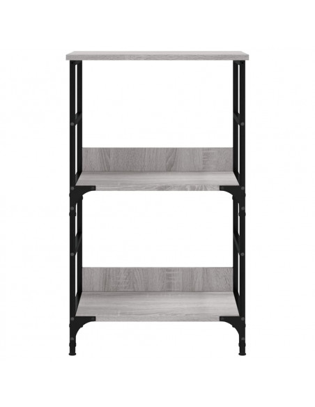 Libreria Grigio Sonoma 50x33x82 cm in Legno Multistrato