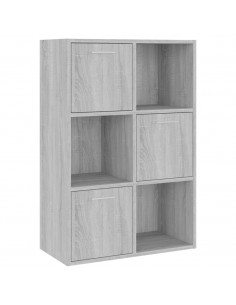 Mobile Contenitore Grigio Sonoma 60x29,5x90 cm 2