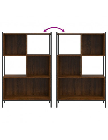 Libreria Rovere Marrone 72x28x109 cm in Legno Multistrato