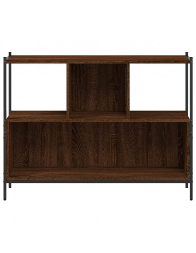 Libreria Rovere Marrone 102x28x77,5 cm in Legno Multistrato