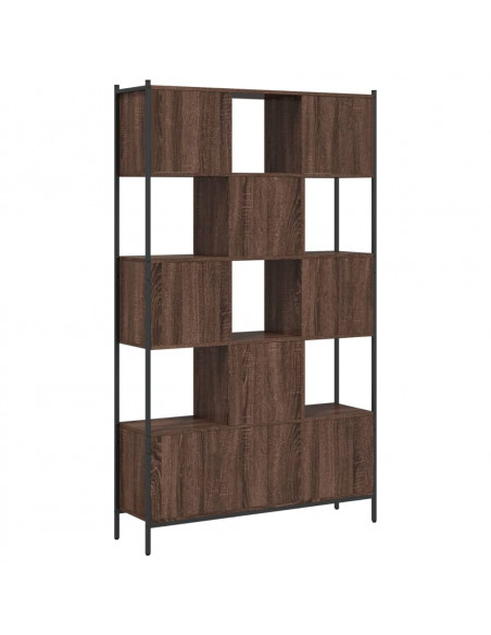 Libreria Rovere Marrone 102x28x172 cm in Legno Multistrato