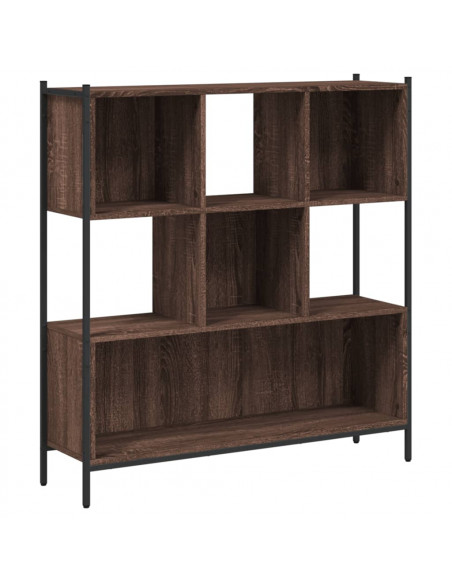 Libreria Rovere Marrone 102x28x172 cm in Legno Multistrato