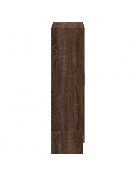 Libreria Rovere Marrone 82,5x30,5x115 cm in Legno Multistrato