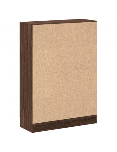 Libreria Rovere Marrone 82,5x30,5x115 cm in Legno Multistrato