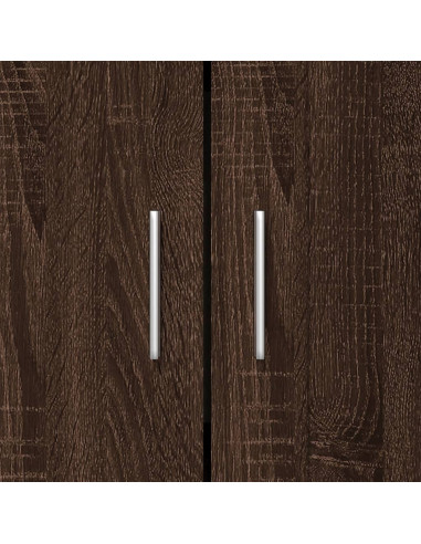 Libreria Rovere Marrone 82,5x30,5x115 cm in Legno Multistrato