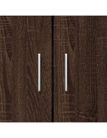 Libreria Rovere Marrone 82,5x30,5x115 cm in Legno Multistrato