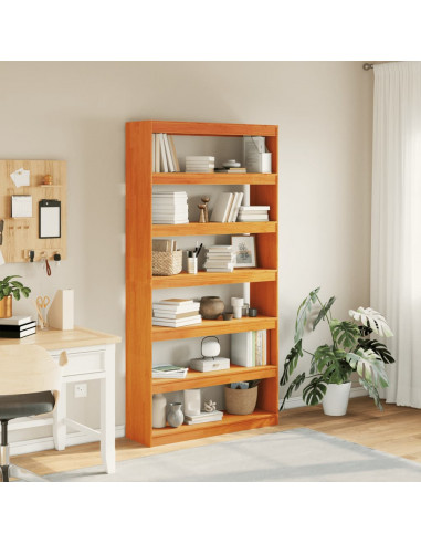 Libreria/Divisorio 100x30x199,5 cm in Legno Massello di Pino