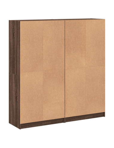 Libreria Ante Rovere Marrone 136x37x142 cm in Legno Multistrato